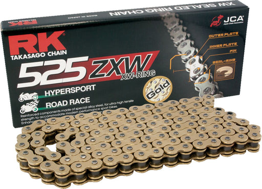 RK ZXW Series Drive Chain - 525 - 120 Links - Gold