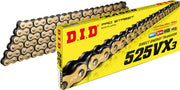 DID VX Series Drive Chain - 525 - 110 Links - Gold
