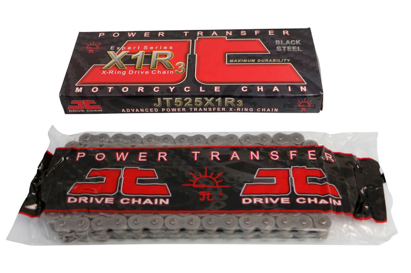 JT Chains X1R3 Series Drive Chain - 525 - 120 Links - Natural,  Raw