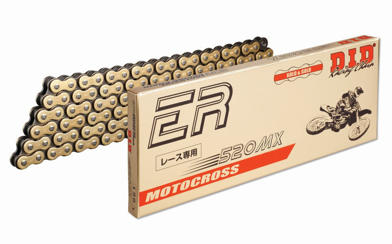 DID 520 MX Series Chain - 116 Links - Gold,  Steel