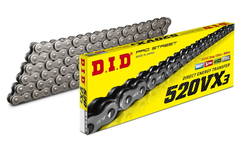 DID VX Series Drive Chain - 520 - 102 Links - Steel - 4525516317160