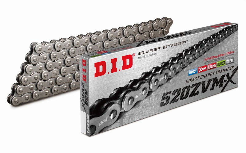 DID ZVMX Series Drive Chain - 520 - 110 Links - Steel