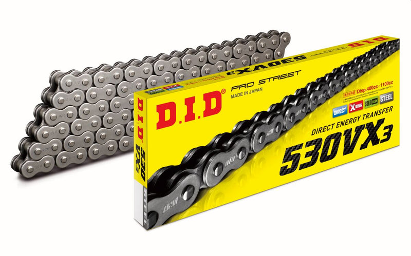 DID VX Series Drive Chain - 530 - 116 Links - Steel