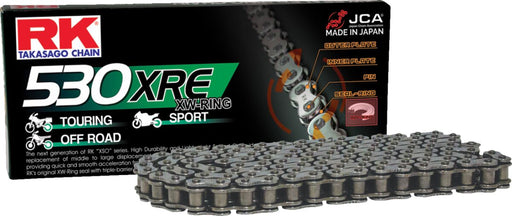 RK XRE Series Drive Chain - 530 - 116 Links - Steel