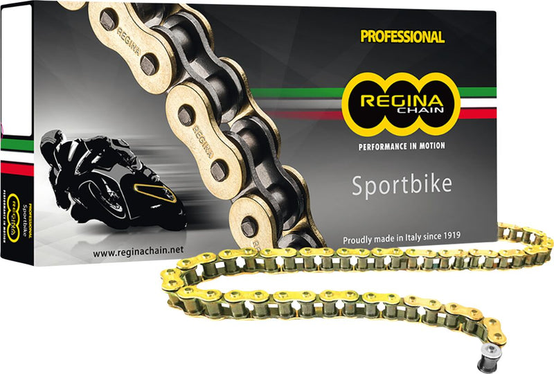 Regina ZRP Series Drive Chain - 525 - 112 Links - Gold,  Natural