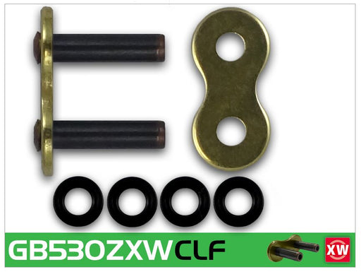RK 530 ZXW Series Connecting Link - Gold - GB530ZXW-CLF