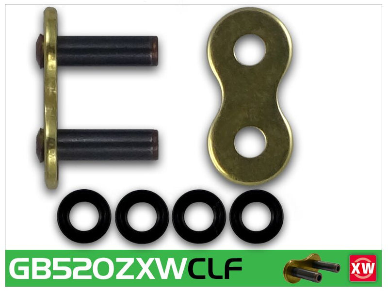 RK 520 ZXW Series Connecting Link - Gold - GB520ZXW-CLF