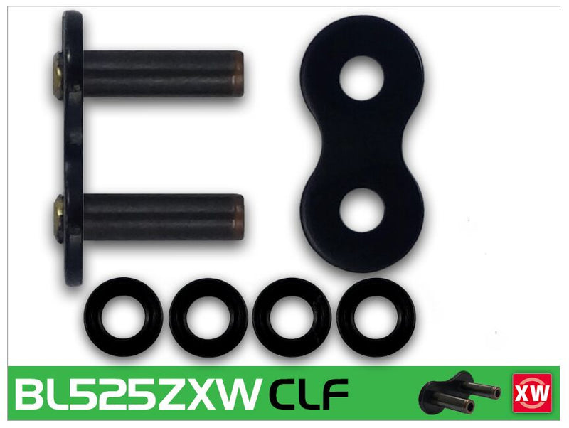 RK 525 ZXW Series Connecting Link - Black - BL525ZXW-CLF