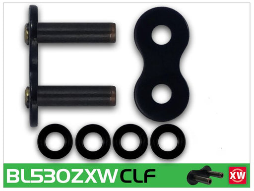 RK 530 ZXW Series Connecting Link - Black - BL530ZXW-CLF
