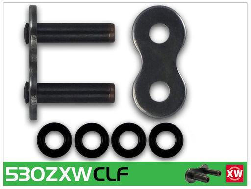 RK 530 ZXW Series Connecting Link - Silver - 530ZXW-CLF