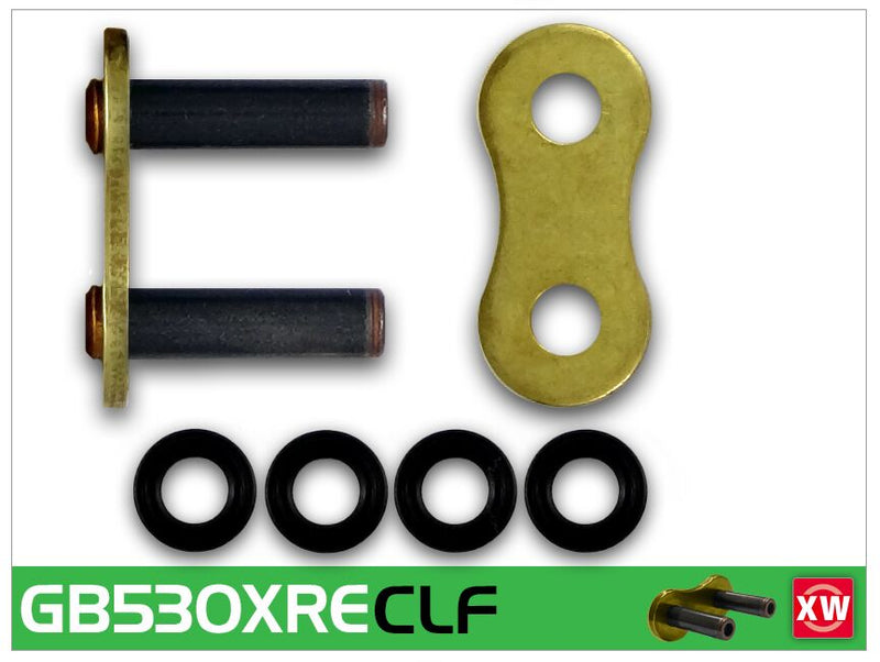 RK 530 XRE Series Connecting Link - Gold - GB530XRE-CLF
