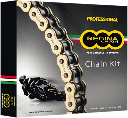 Regina 520 ZRT Chain And Sprocket Kit - ZRT Series, Gold - 108 - KD041