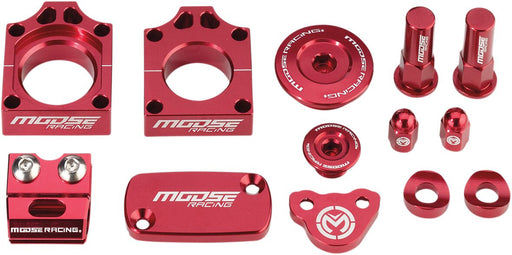 Moose Offroad Hard-parts Bling Pack Kit - Anodised, Red - M57-1002R