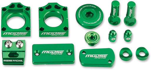 Moose Offroad Hard-parts Bling Pack Kit - Anodised, Green - M57-2001GN