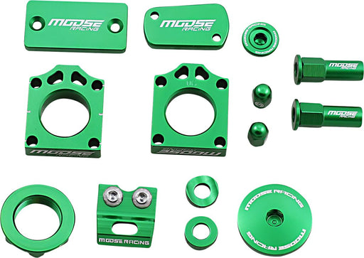 Moose Offroad Hard-parts Bling Pack Kit - Anodised, Green - M57-2003GN