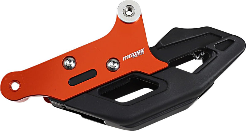 Moose Offroad Hard-parts MR-1 Colored AL Chain Guide - Anodised, Black, Orange, Drive Chain