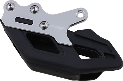 Moose Offroad Hard-parts MR-1 Colored AL Chain Guide - Anodised, Black, Silver, Drive Chain - G32-4301 BS