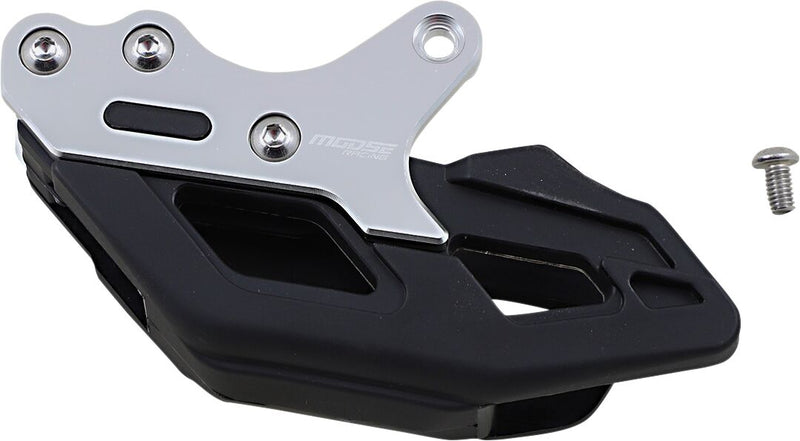 Moose Offroad Hard-parts MR-1 Colored AL Chain Guide - Anodised, Black, Silver, Drive Chain - G32-2301 BS