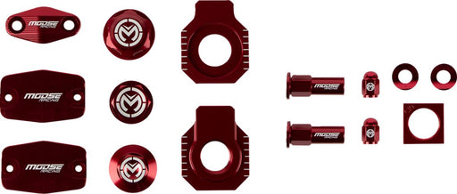 Moose Offroad Hard-parts Bling Pack Kit - Anodised, Red - M57-5026R