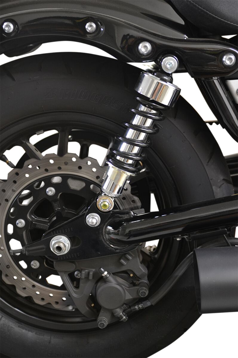 Baron Rear Suspension Raise Up Kit - Black,  Chrome