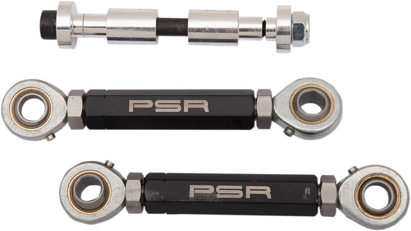 PSR Adjustable Lowering Links - Fully Adjustable - Aluminium,  Black - 03-00762-22
