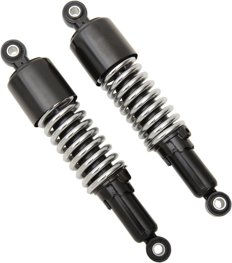 EMGO Custom Shorty Shocks - Black,  Chrome - Coilover Monotube Eye Lower Mounting