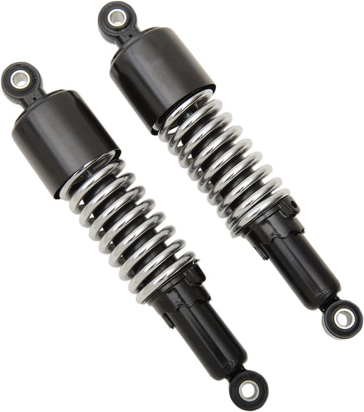 EMGO Custom Shorty Shocks - Black,  Chrome - Coilover Monotube Eye Lower Mounting