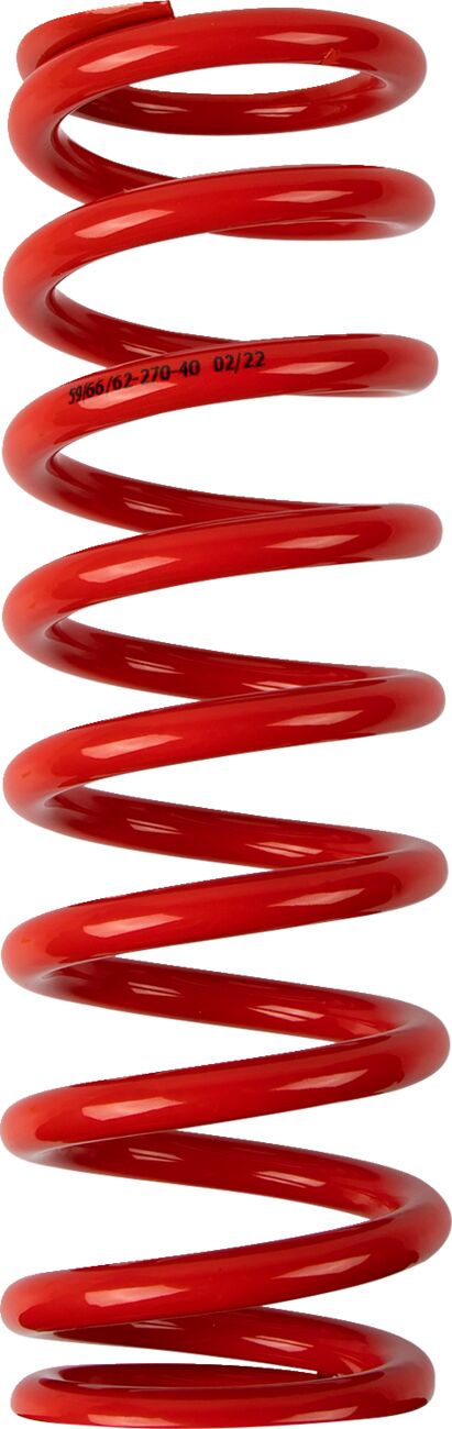 Moose Offroad Hard-parts Shock Spring - Red - 1312-0961