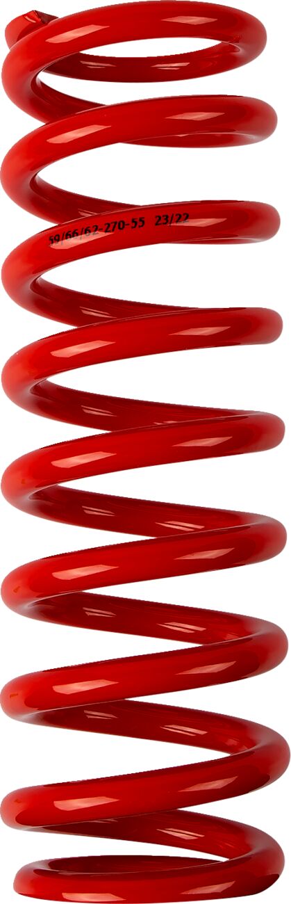 Moose Offroad Hard-parts Shock Spring - Red - 1312-0967