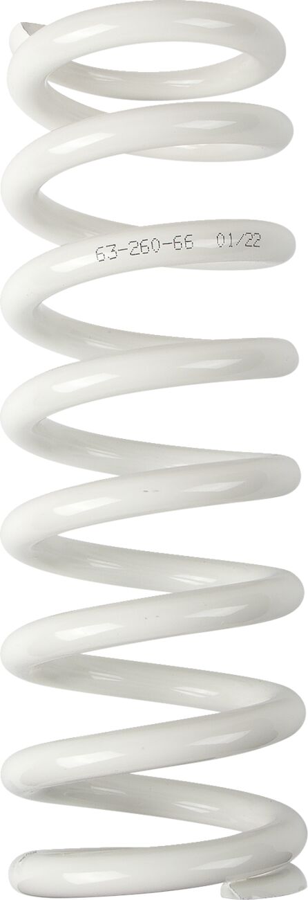 Moose Offroad Hard-parts Shock Spring - White - 1312-0986