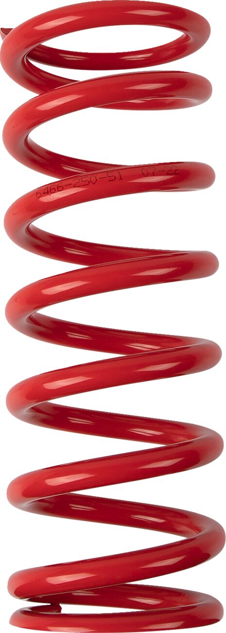 Moose Offroad Hard-parts Shock Spring - Red - 1312-0990