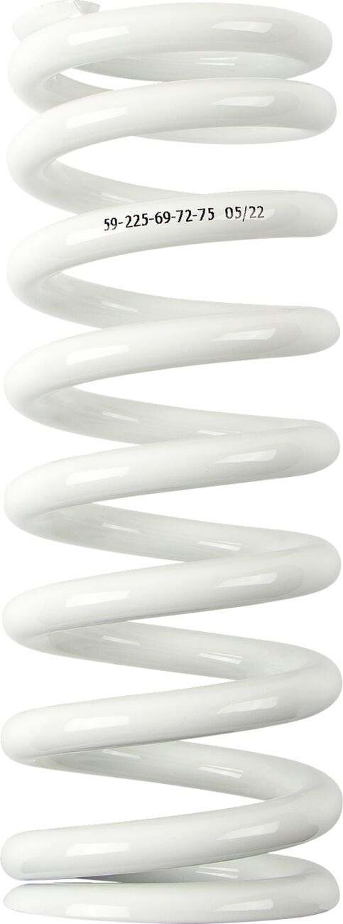 Moose Offroad Hard-parts Shock Spring - White - 1312-1018