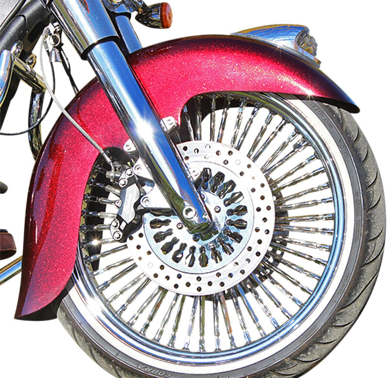 Klock Werks Front Fender for Indian - Klassic - Black,  E-Coating - KWF-04-0400