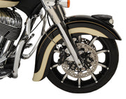 Klock Werks Front Fender for Indian - Klassic - Black,  E-Coating - KWF-04-0400