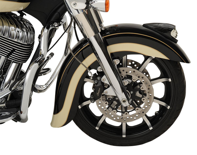 Klock Werks Front Fender for Indian - Klassic - Black,  E-Coating - KWF-04-0400