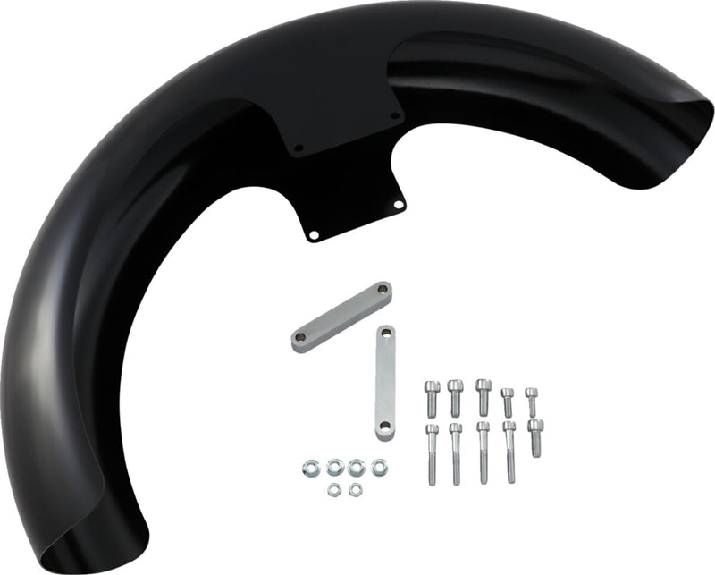 Klock Werks Tyre Hugger Series Front Fender - Black - KWF-04-0469