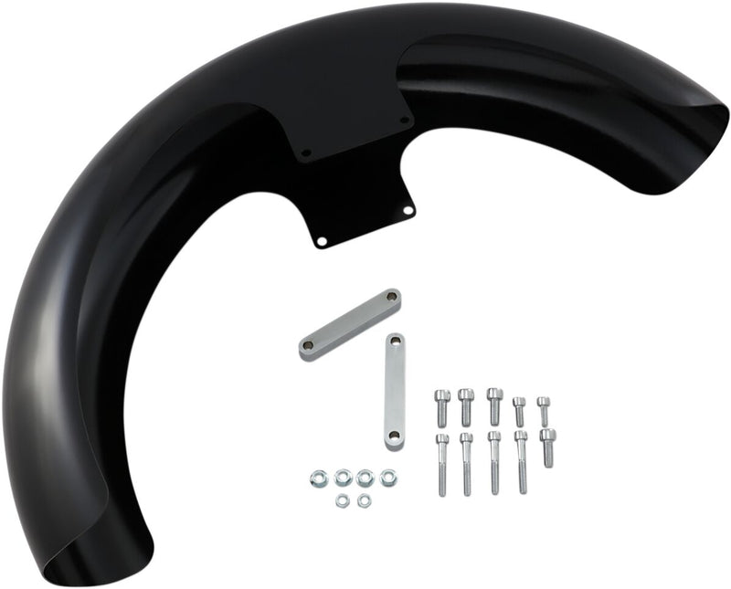 Klock Werks Tyre Hugger Series Front Fender - Black - KWF-04-0469