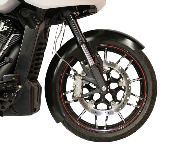 Klock Werks Tyre Hugger Series Front Fender - Black - KWF-04-0585
