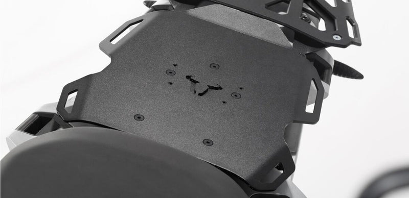 SW-Motech Seat Rack for Passenger Seat - Black, Powder-Coated, Luggage Rack, Rear, Rear Rack - GPT.07.782.40000/B