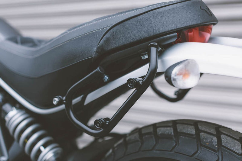 SW-Motech SLC Side Carrier - Black, Powder-Coated, Luggage, Luggage Rack, Right, Side Carrier - HTA.22.577.11003