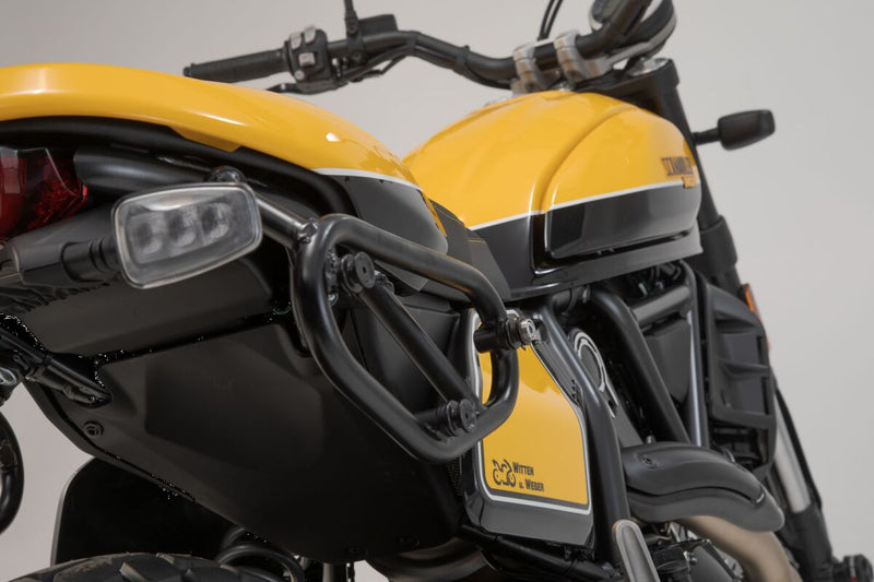 SW-Motech SLC Side Carrier - Black, Powder-Coated, Luggage, Luggage Rack, Right, Side Carrier - HTA.22.916.11000