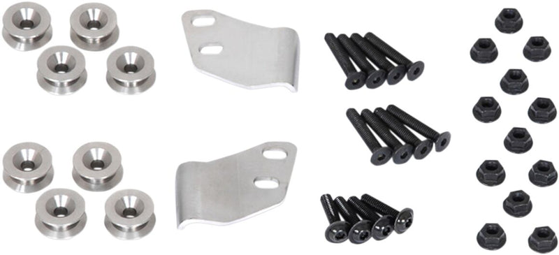 SW-Motech Adapter Kit for EVO Side Carriers - Silver, Luggage Rack