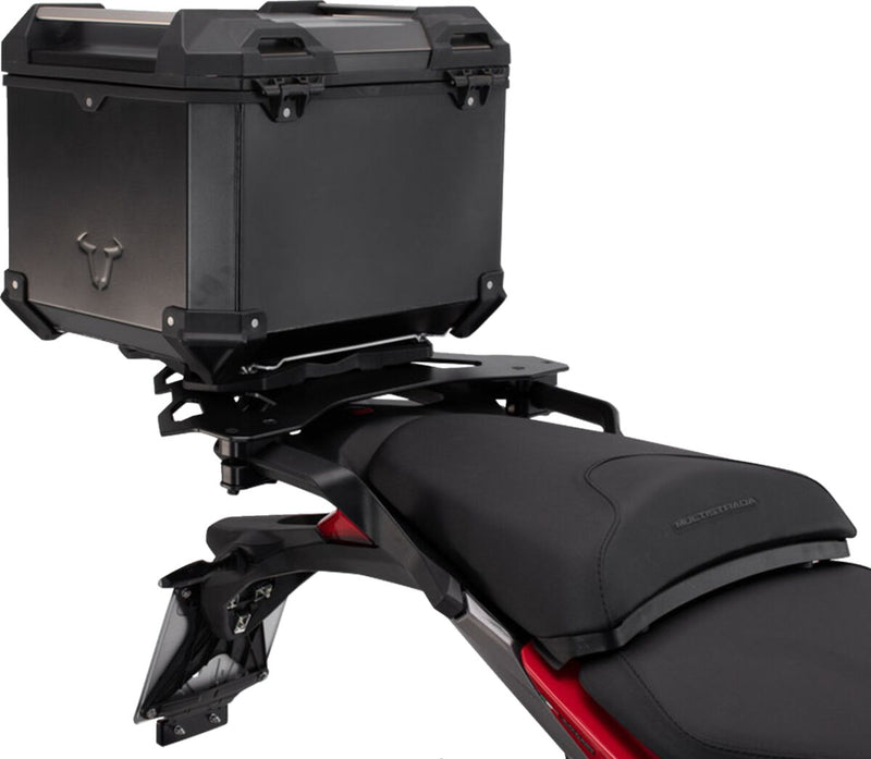 SW-Motech STREET-RACK for Luggage - Black, Powder-Coated, Rear - GPT.22.892.16001/B