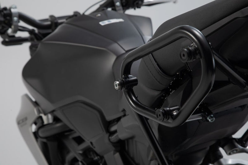 SW-Motech SLC Side Carrier - Black, Powder-Coated, Left, Luggage, Luggage Rack, Side Carrier - HTA.01.906.10000