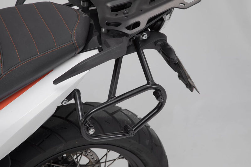 SW-Motech SLC Side Carrier - Black, Powder-Coated, Left, Luggage, Luggage Rack, Side Carrier - HTA.04.521.10000