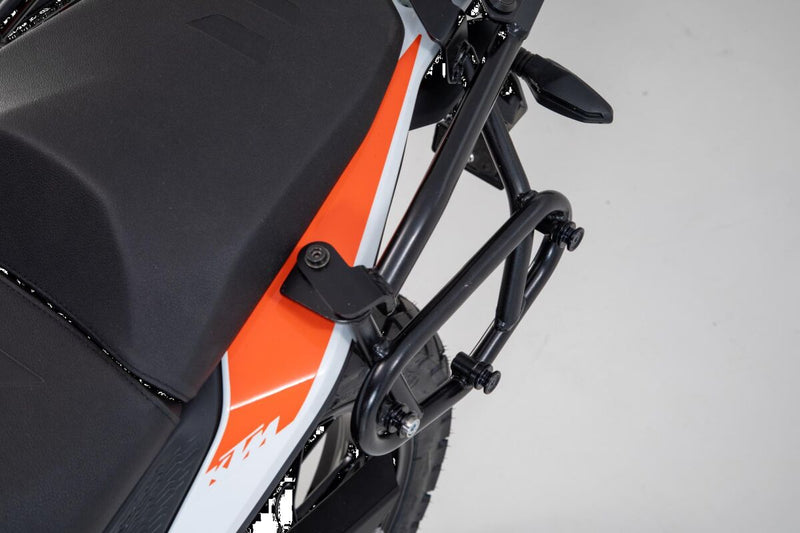 SW-Motech SLC Side Carrier - Black, Powder-Coated, Left, Luggage, Luggage Rack, Side Carrier - HTA.04.958.10000