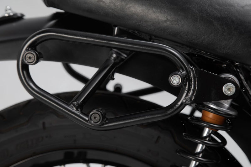 SW-Motech SLC Side Carrier - Black, Powder-Coated, Left, Luggage, Luggage Rack, Side Carrier - HTA.08.933.10000
