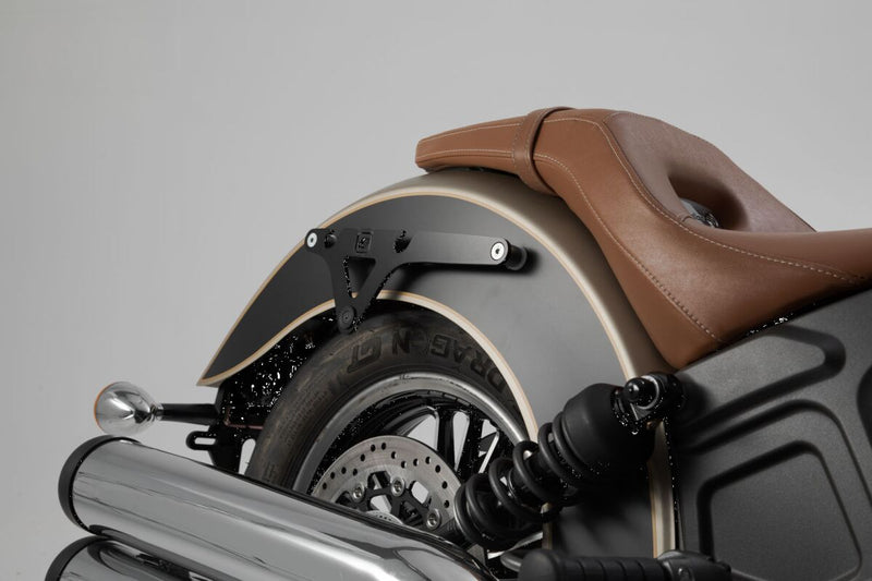 SW-Motech SLH Side Carrier - Black, Powder-Coated, Luggage, Luggage Rack, Side Carrier - HTA.20.682.11000