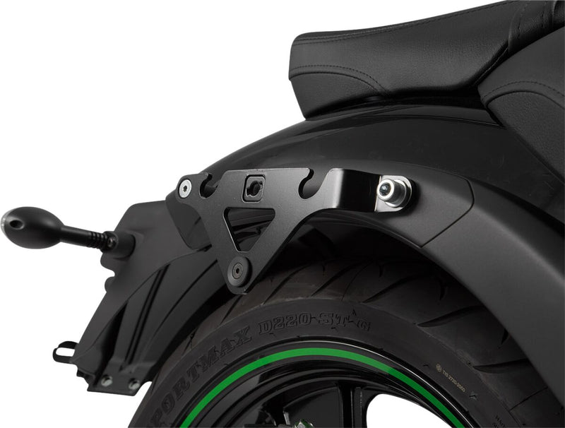 SW-Motech SLH Side Carrier - Black, Powder-Coated, Luggage, Luggage Rack, Side Carrier - HTA.08.682.11000