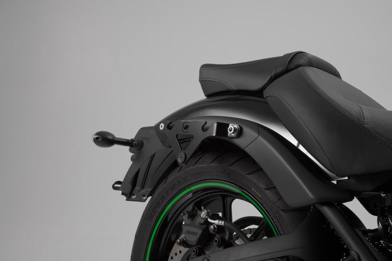 SW-Motech SLH Side Carrier - Black, Powder-Coated, Luggage, Luggage Rack, Side Carrier - HTA.08.682.11000